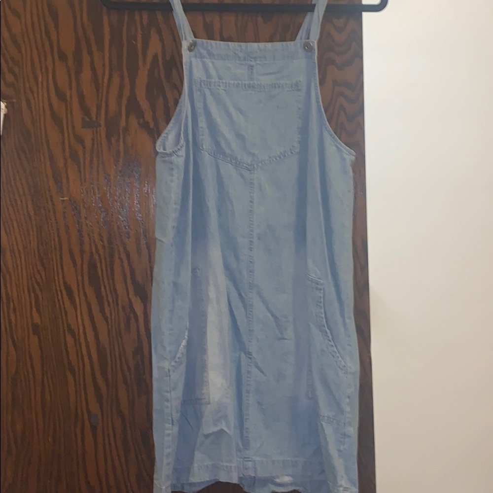 Jean overall dress